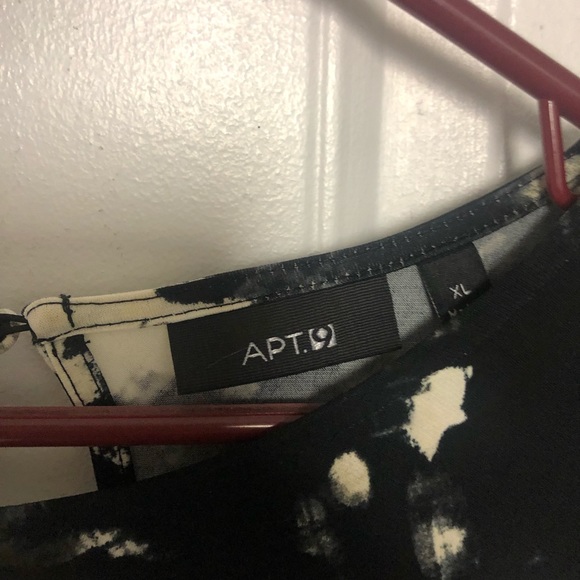 Floral Print Black And White MIDI Dress with gathered waist Comfortable - Picture 6 of 6